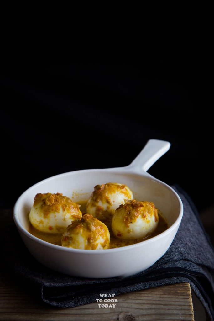 Gulai Telur Padang (Padang-style Eggs in Spicy Coconut Sauce) - What To