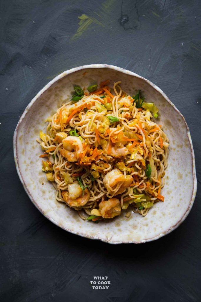 15minute Stirfried Shrimp Shirataki Noodles What To Cook Today