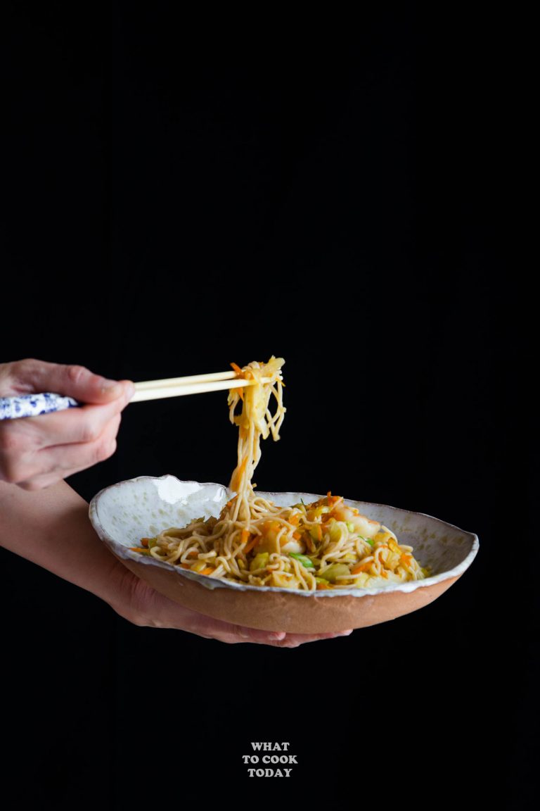 15minute Stirfried Shrimp Shirataki Noodles What To Cook Today