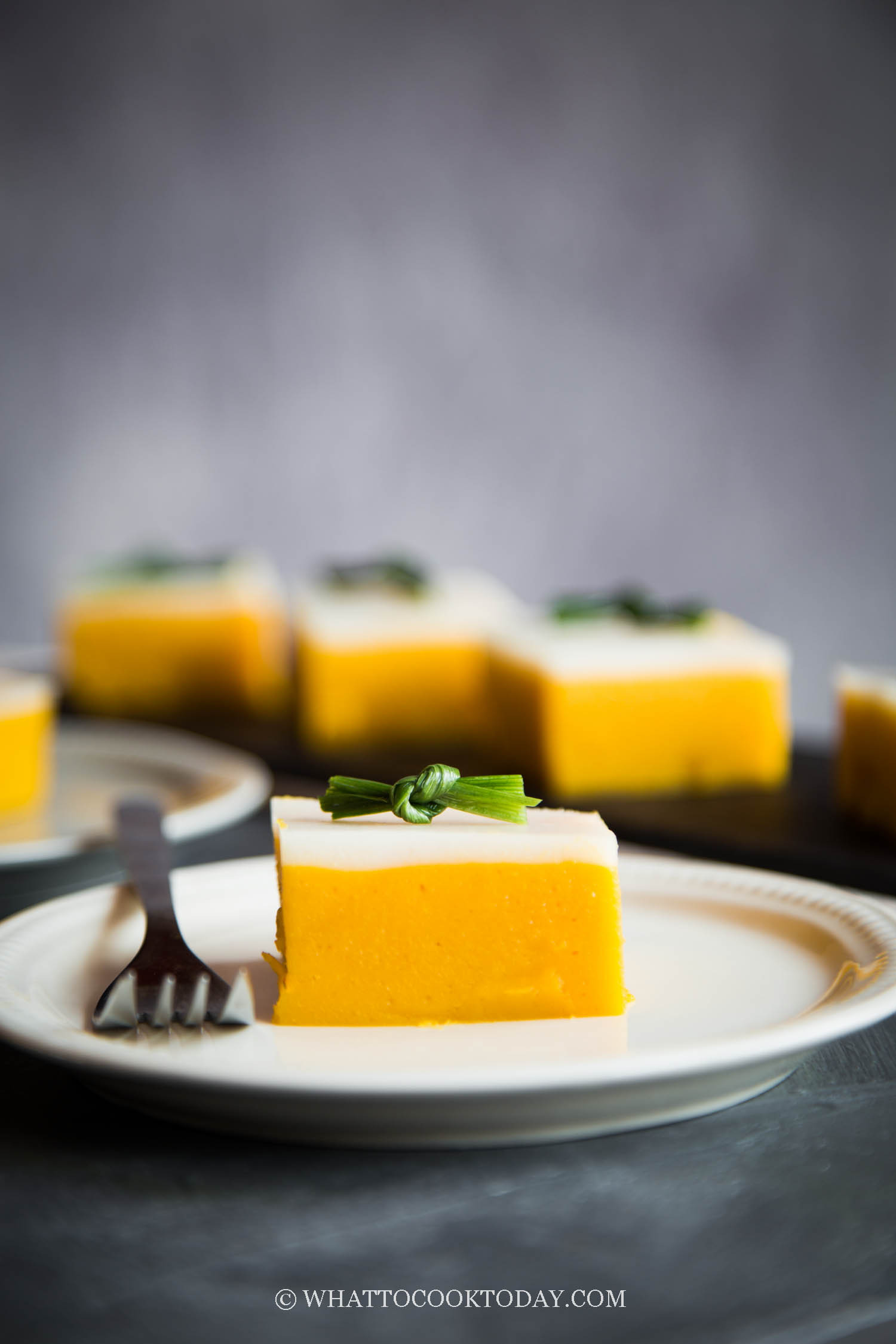 Kue Talam Ubi Steamed Sweet Potato Cake