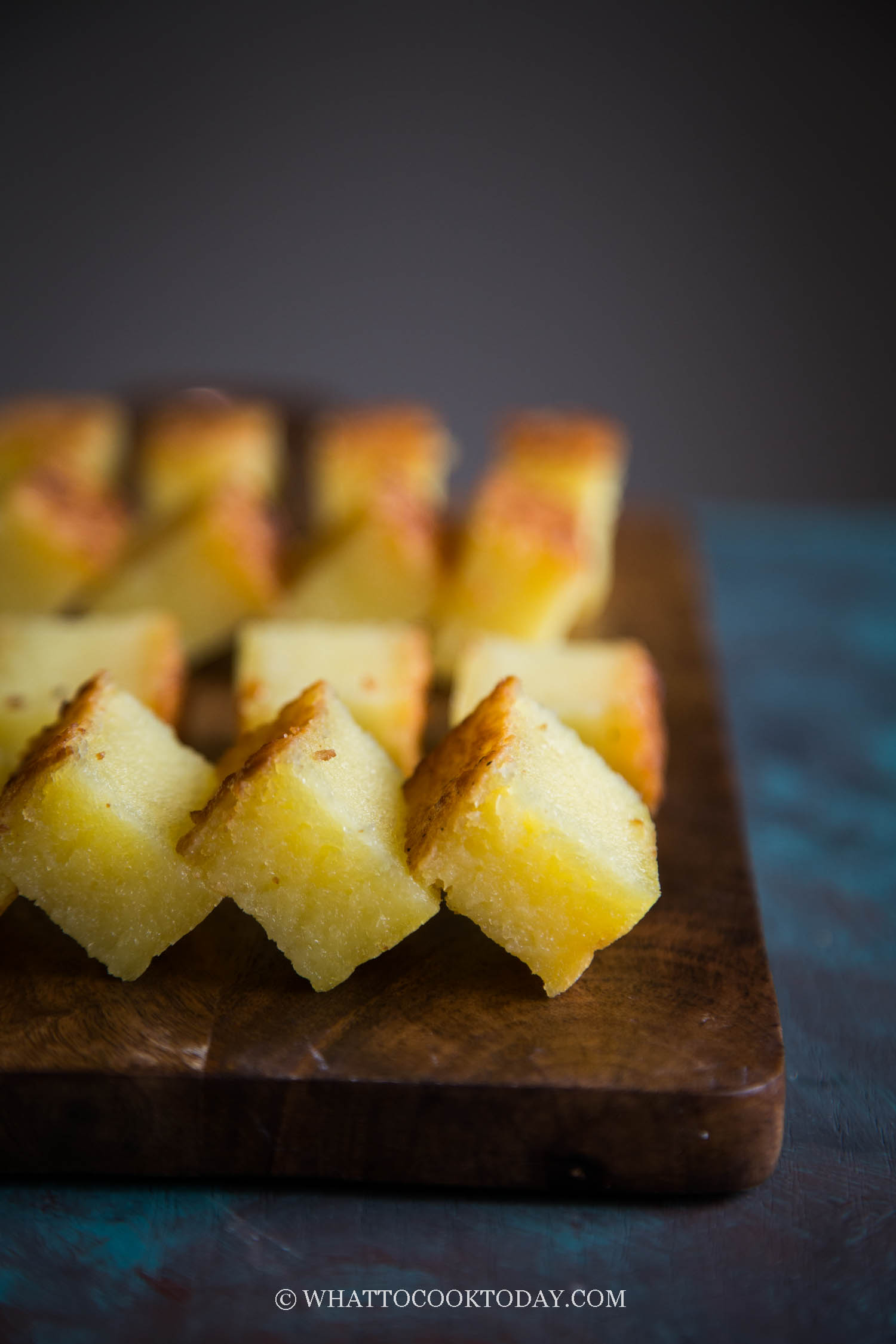 Kuih Bingka Ubi Kayu (Baked Cassava/Tapioca Cake) - Egg or Eggless version