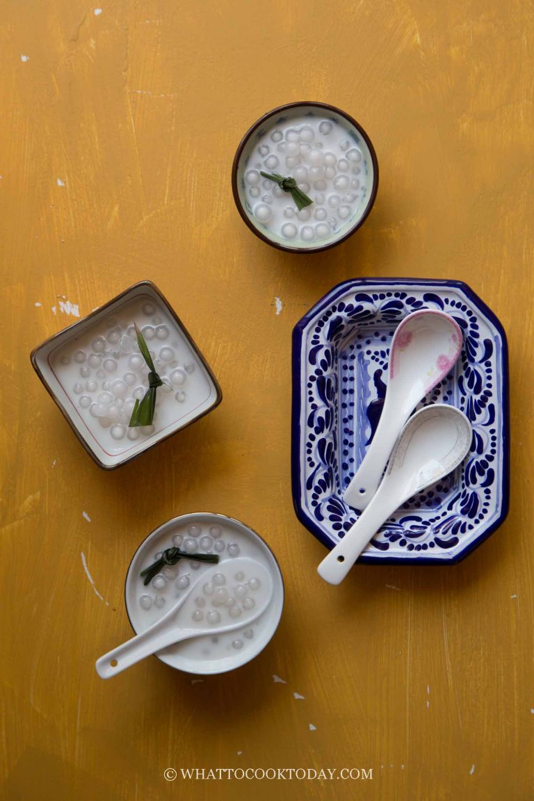 Easy Tapioca Pearls Coconut Milk Dessert (Pressure Cooker or Stovetop)