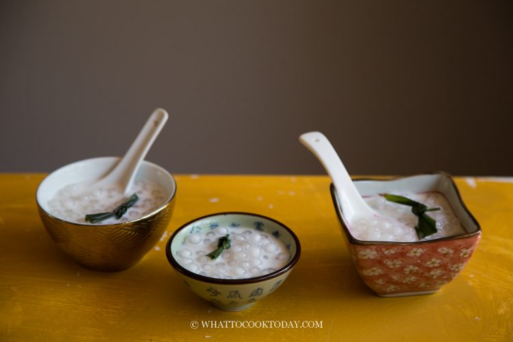 Easy Tapioca Pearls Coconut Milk Dessert (Pressure Cooker or Stovetop)