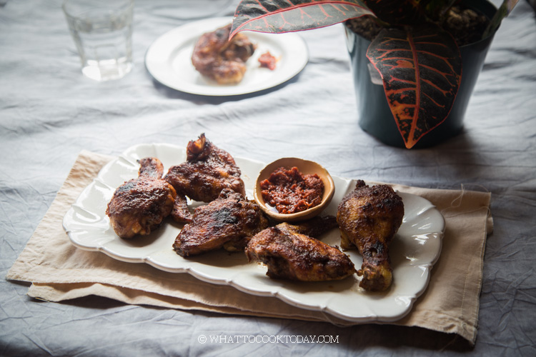 Ayam Panggang Bumbu Kecap Indonesian Kecap Manis Broiled Chicken