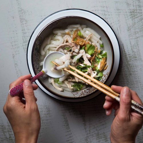 Khao Piak Sen (Lao Tapioca Noodle Chicken Soup) What To Cook Today