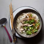 Khao Piak Sen (Lao Tapioca Noodle Chicken Soup)