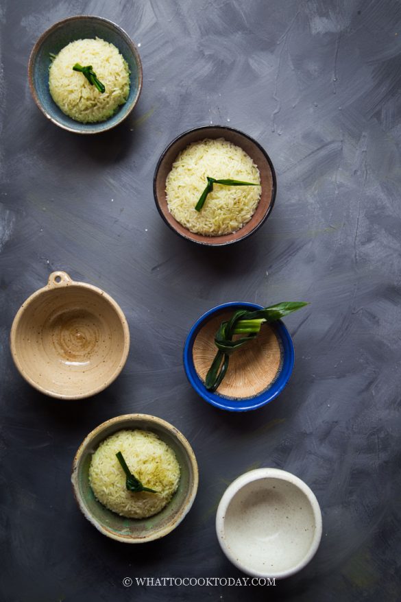 Nasi Pandan Wangi (Aromatic Pandan Rice) What To Cook Today