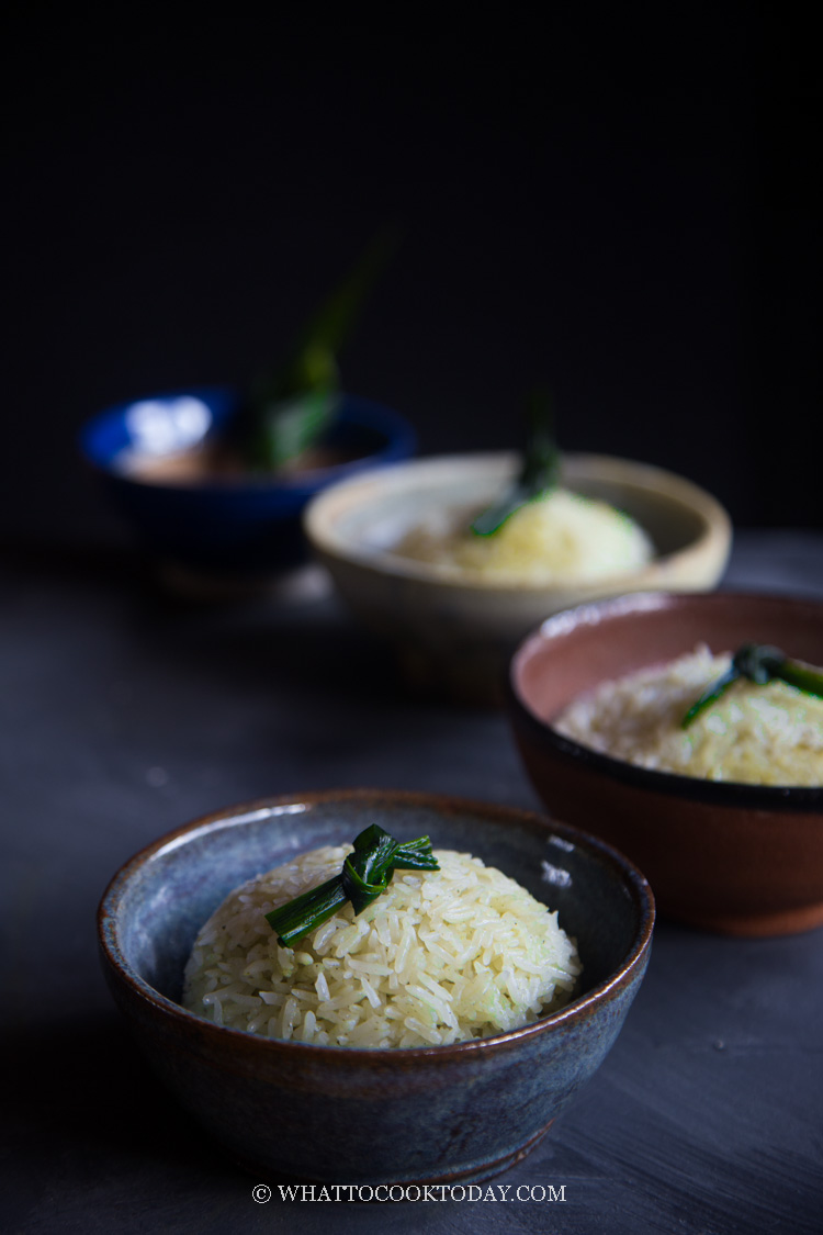 Steamed Pandan Rice - Mama's Guide Recipes