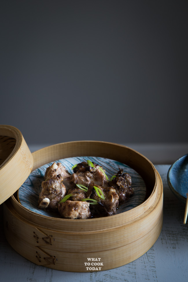 Pressure Cooker Dim Sum Pork Ribs with Black Beans