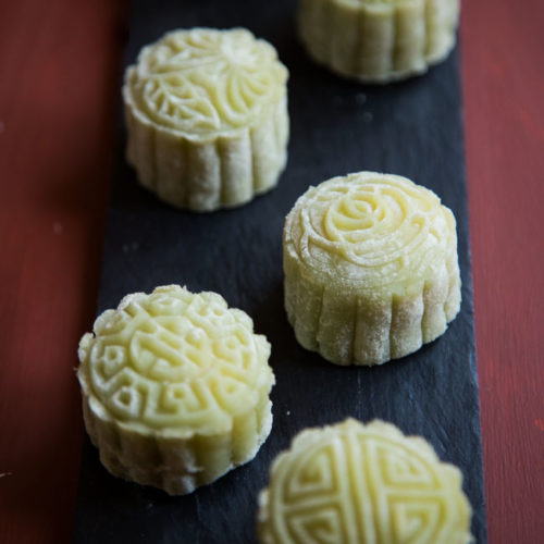 Easy Pandan Snow Skin Mooncake 冰皮月饼 Mochi Mooncake