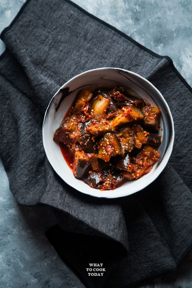 Pressure Cooker Sambal Terong Balado  Eggplants with 