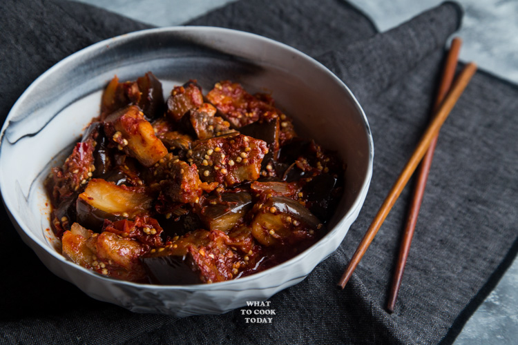 Pressure Cooker Sambal Terong Balado  Eggplants with 