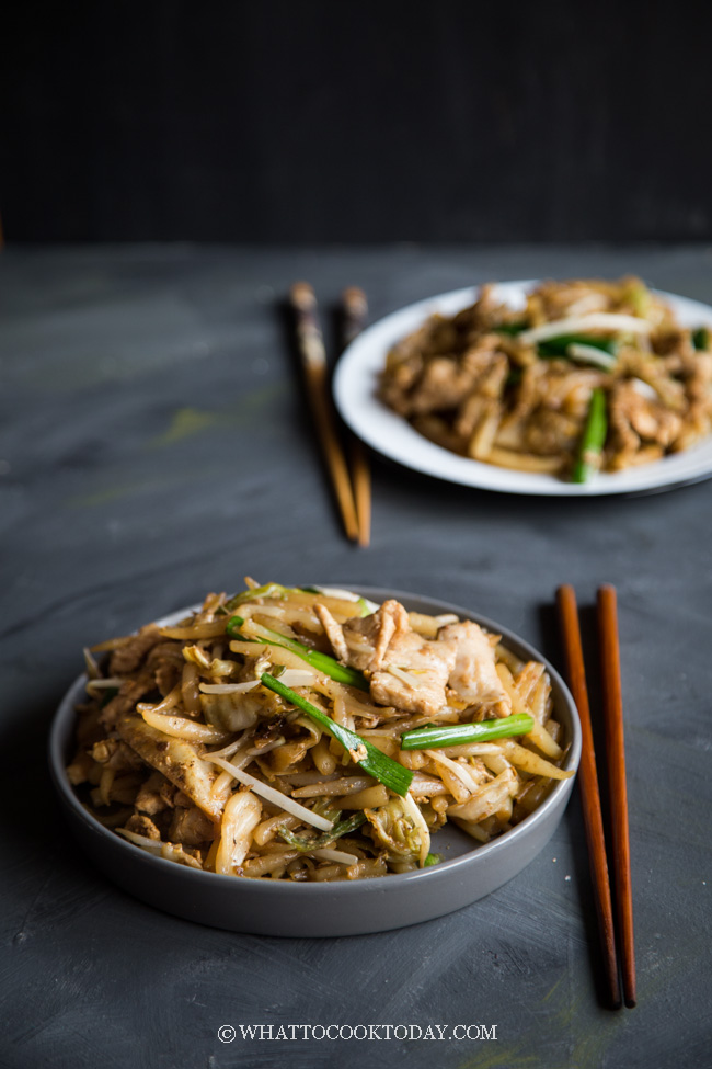 How To Make Cambodian Lort Cha Stir fried Rice Pin Noodles