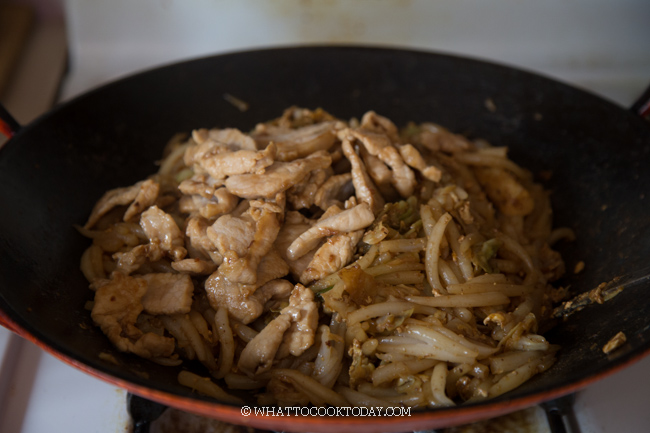 How To Make Cambodian Lort Cha Stir fried Rice Pin Noodles