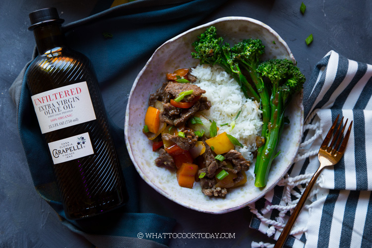 Chinese FiveSpice Sizzling Steak Stirfry Rice Bowl