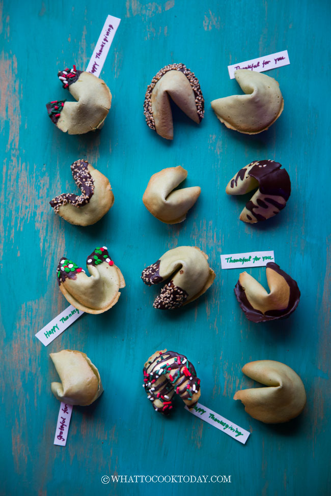 How To Make Fortune Cookies From Scratch (with Paper Inside)