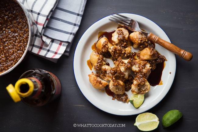 Batagor (Fried Dumplings with Peanut Sauce)