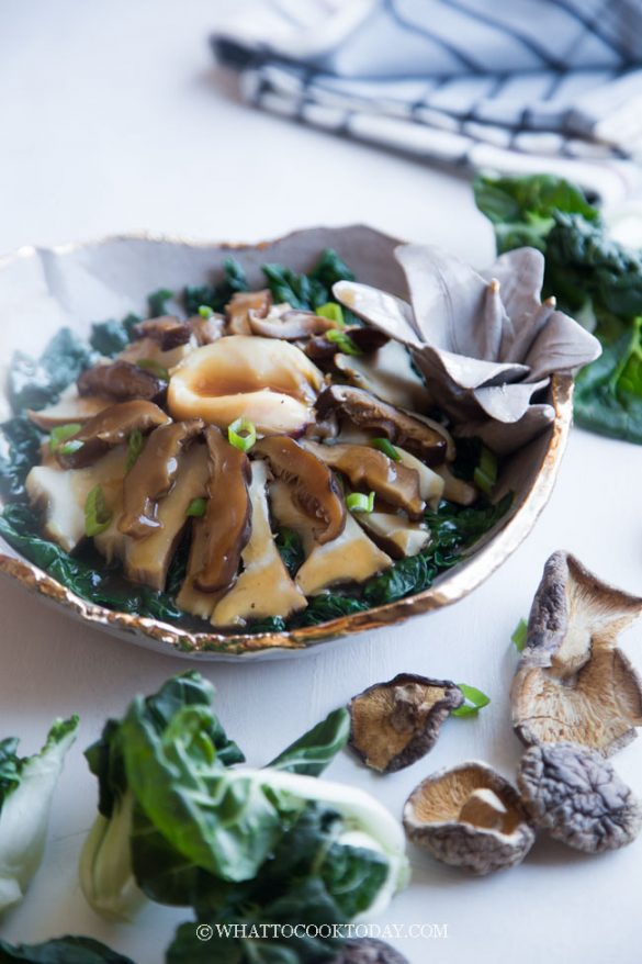 Braised Abalone with Bok Choy (with Pressure Cooker)