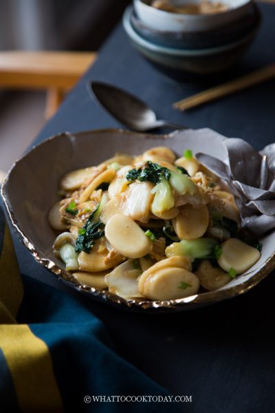 Easy Chinese Stir-fried Nian Gao Rice Cakes - What To Cook Today