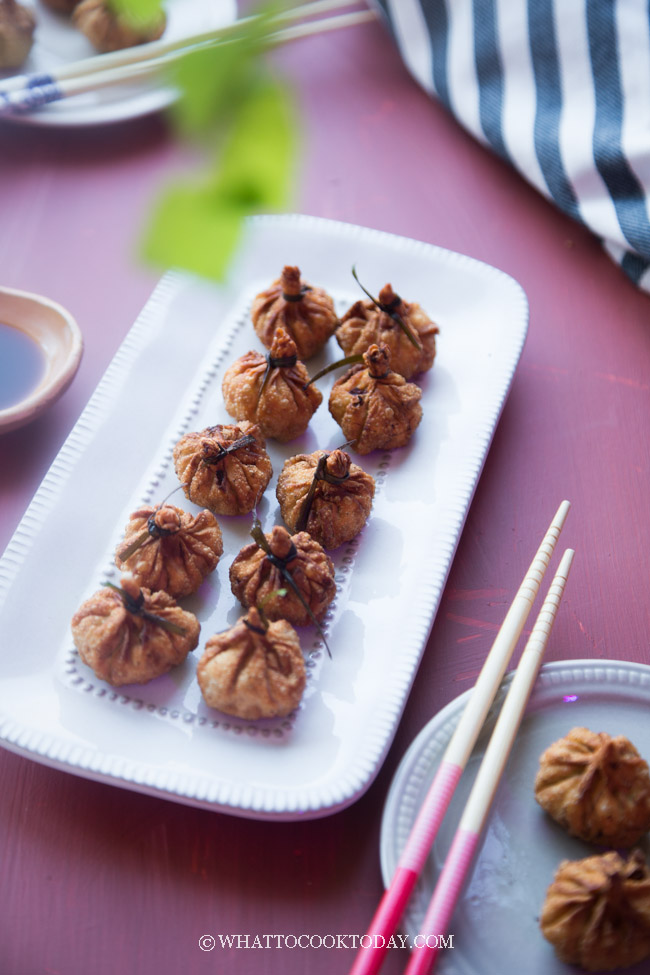 chinese money bag dumplings