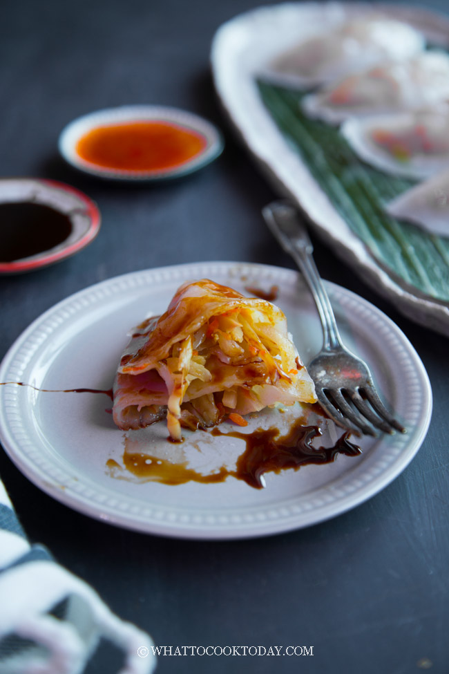 Teochew Soon Kueh (Jicama Bamboo Shoots Dumplings)