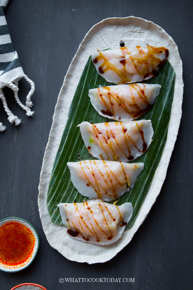 Teochew Soon Kueh (Jicama Bamboo Shoots Dumplings)