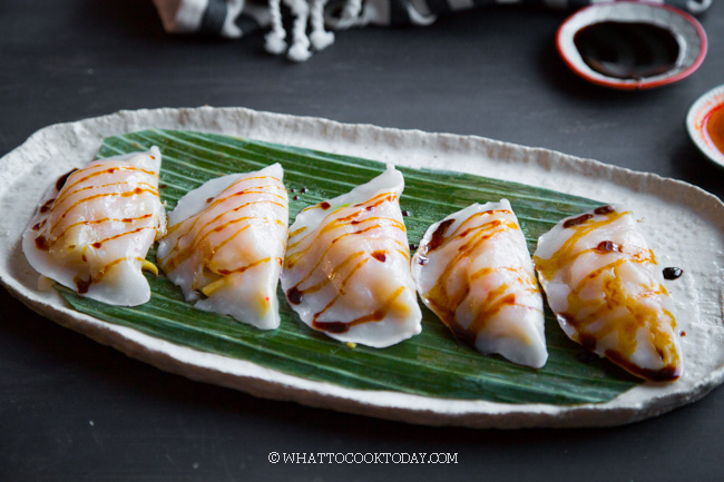 Teochew Soon Kueh (Jicama Bamboo Shoots Dumplings)