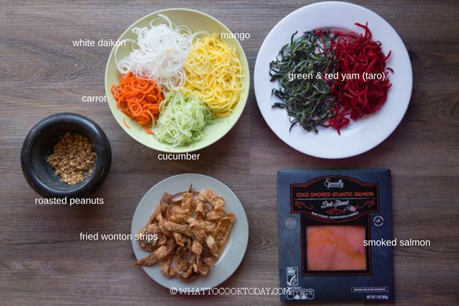 How To Prepare Yu Sheng / Yee Sang /Prosperity Toss Salad