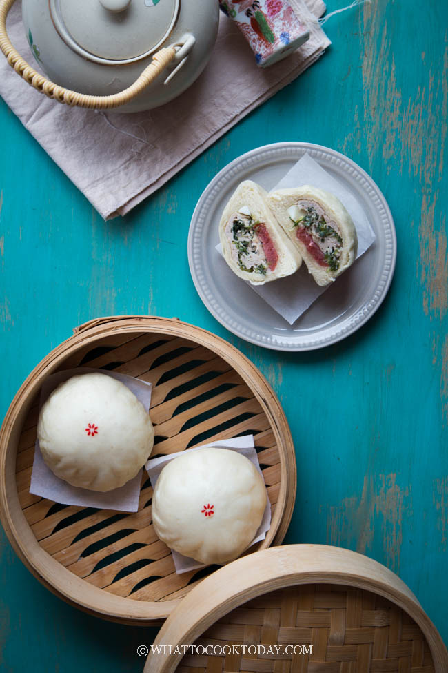 Soft and Fluffy Banh Bao (Vietnamese Steamed Pork Bun)
