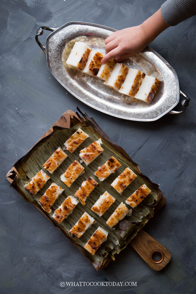 Bingka Tepung Beras Baked Rice Flour Coconut Cake