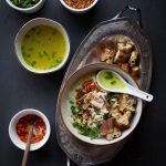 Bubur Ayam Betawi Kuah Kuning (Jakarta Chicken Rice Porridge)