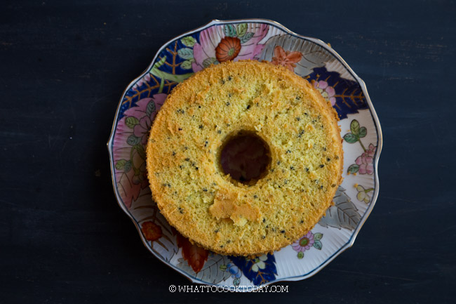 Perfectly Soft Fluffy Dragon Fruit Chiffon Cake