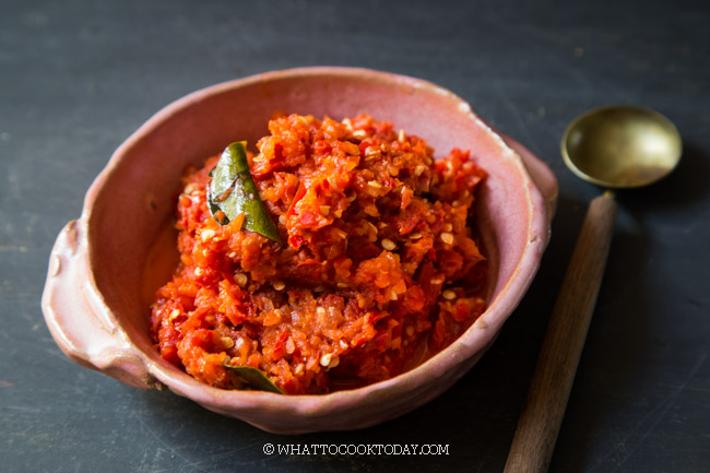 Easy Sambal Balado (Indonesian Sambal Chili Sauce)