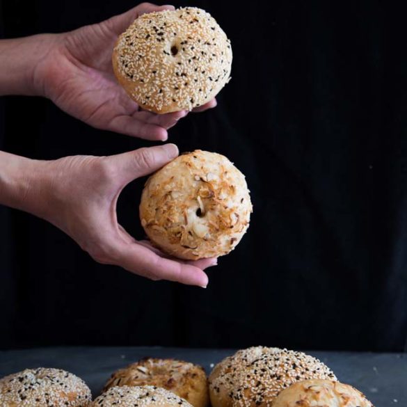 The Best Homemade Soft and Chewy Bagels (Boiled or Steamed)