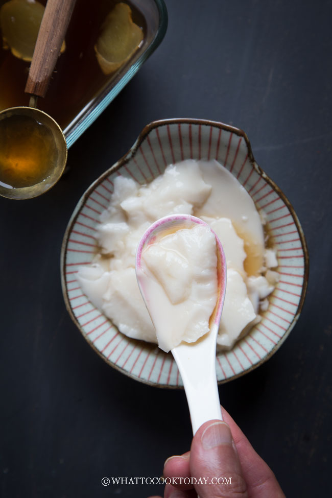 Super let Sojabønnepudding (Tau Foo Fah / Dou Hua)