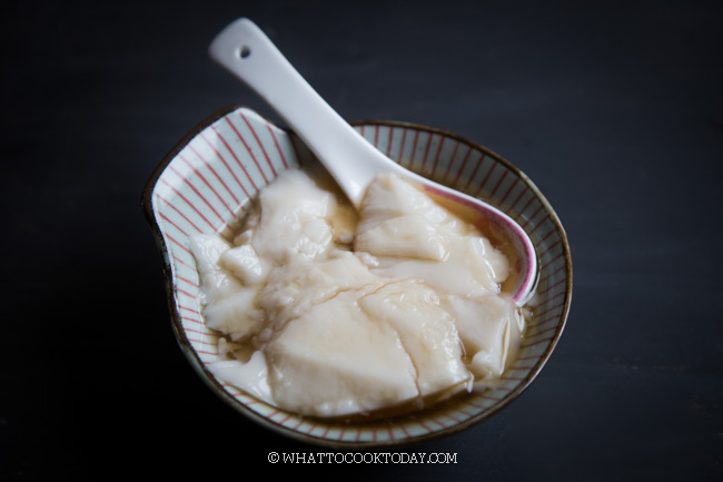 super lätt Sojabönpudding (Tau Foo Fah / Dou Hua)