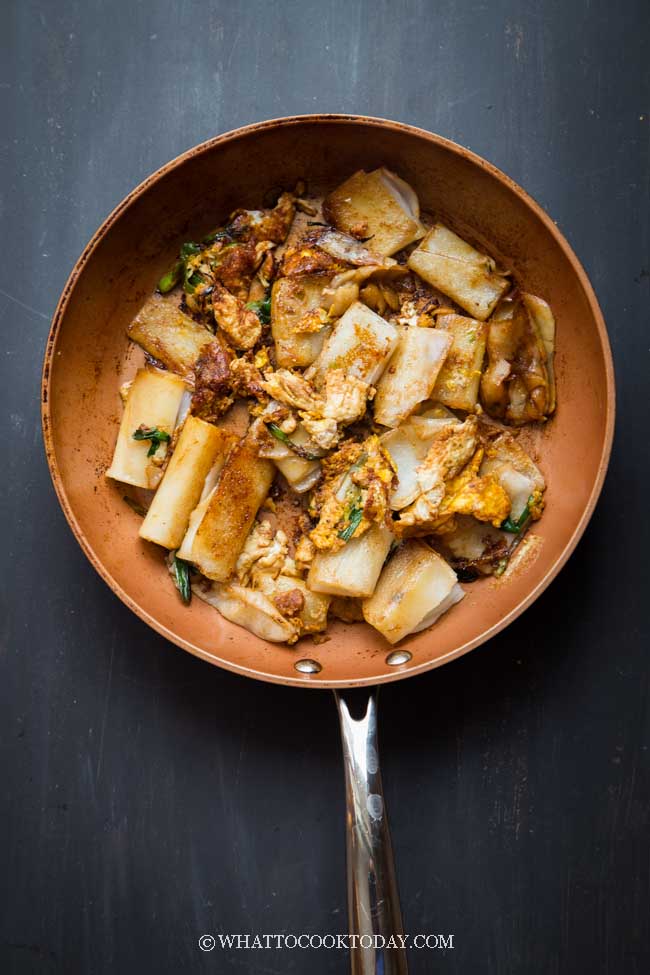 Pan-Fried Rice Noodles with Fried Eggs