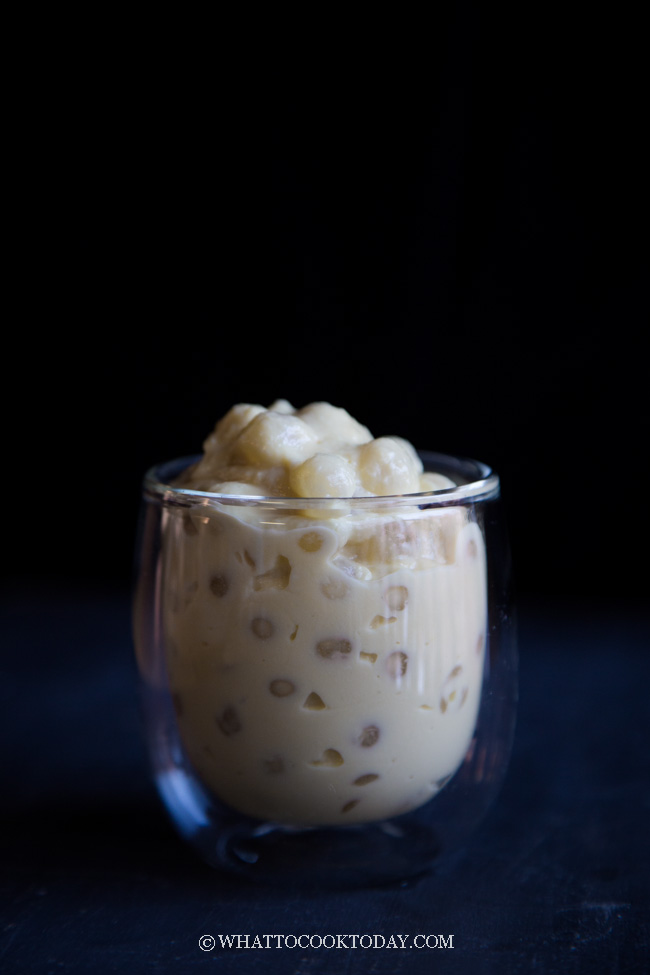 Easy Large Pearl Tapioca / Sago Pudding (with coconut milk)