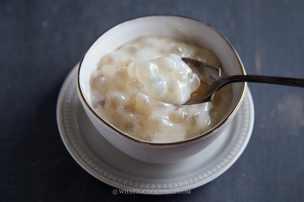 vegan large pearl tapioca pudding