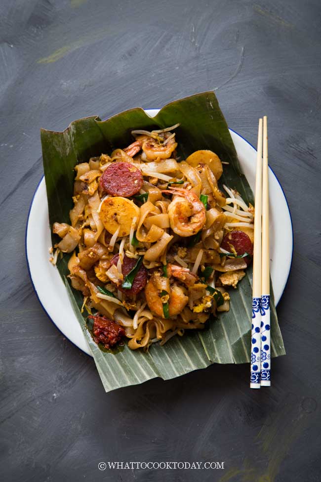 Penang Char Kway Teow Stir Fried Flat Rice Noodles