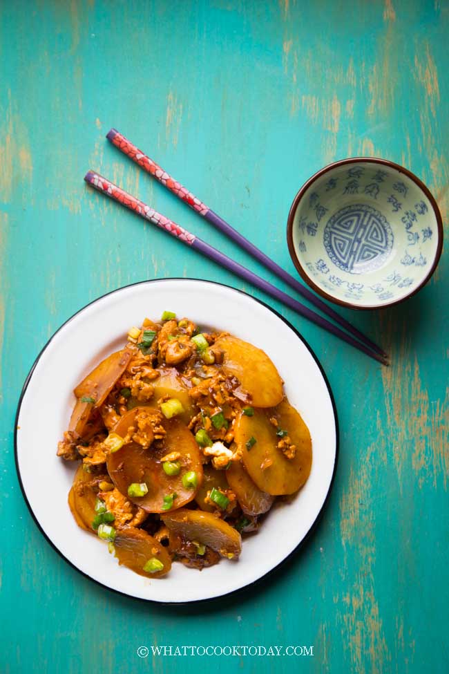 Stir Fried Potatoes With Minced Meat Tumis Kentang Daging Cincang