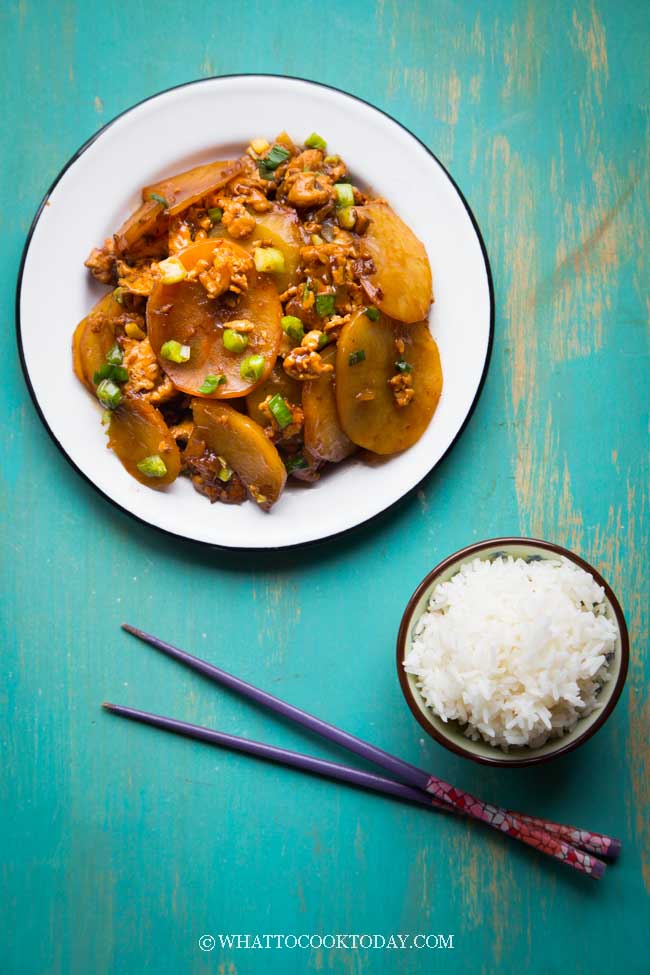 Stir Fried Potatoes With Minced Meat Tumis Kentang Daging Cincang