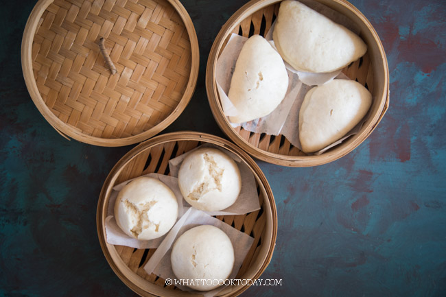 Soft and Fluffy No Yeast Chinese Steamed Buns (So Easy Too!)