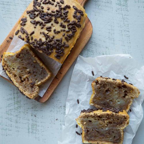 Easy No-Yeast Gluten-Free Chocolate Mochi Bread Loaf