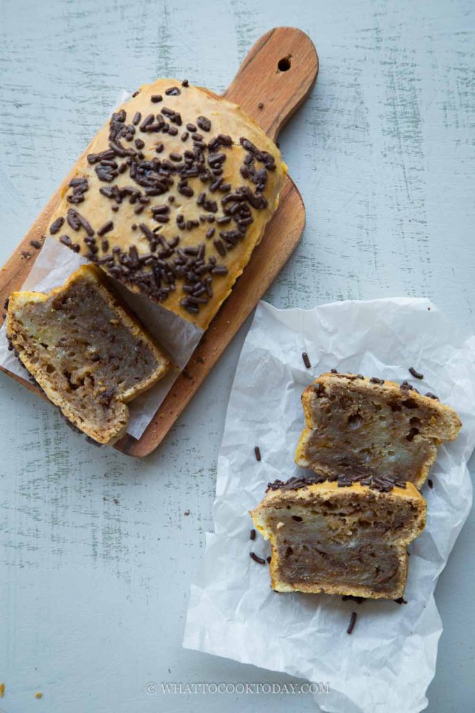 Easy No-Yeast Gluten-Free Chocolate Mochi Bread Loaf