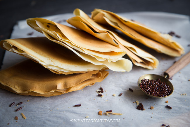 Crispy Apam Balik (Crispy Crepes-Kue Leker)