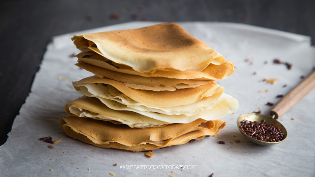 Crispy Apam Balik (Crispy Crepes-Kue Leker)