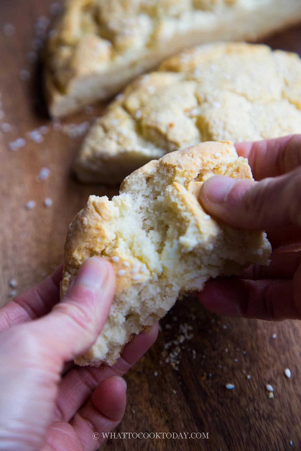 Easy No-Yeast Gluten-Free Artisan Mochi Bread