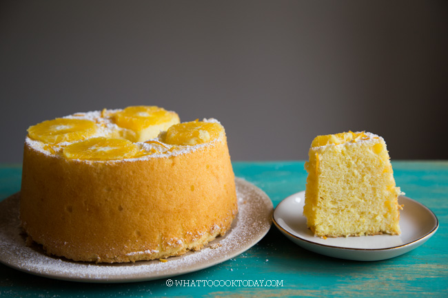 Soft and Fluffy Orange Chiffon Cake