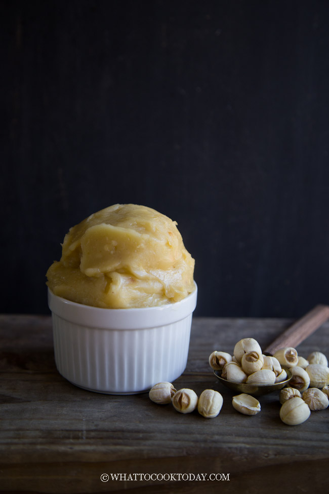 Easy Homemade White Lotus Seed Paste / Bai Lian Rong (For Mooncakes)